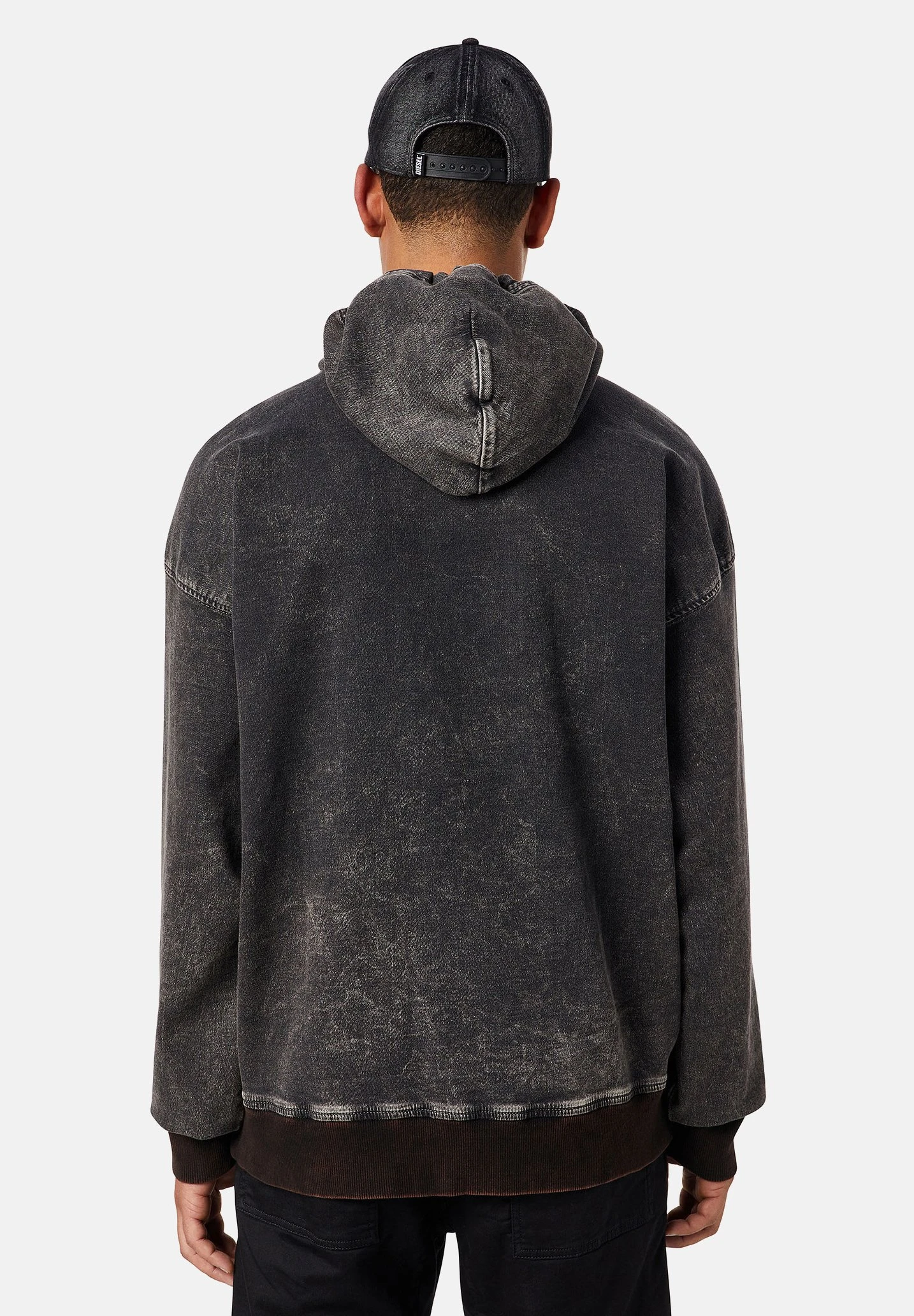 Diesel Hoodie - Black Dark Grey 5 Diesel Hoodie - Black Dark Grey - Bilde 3