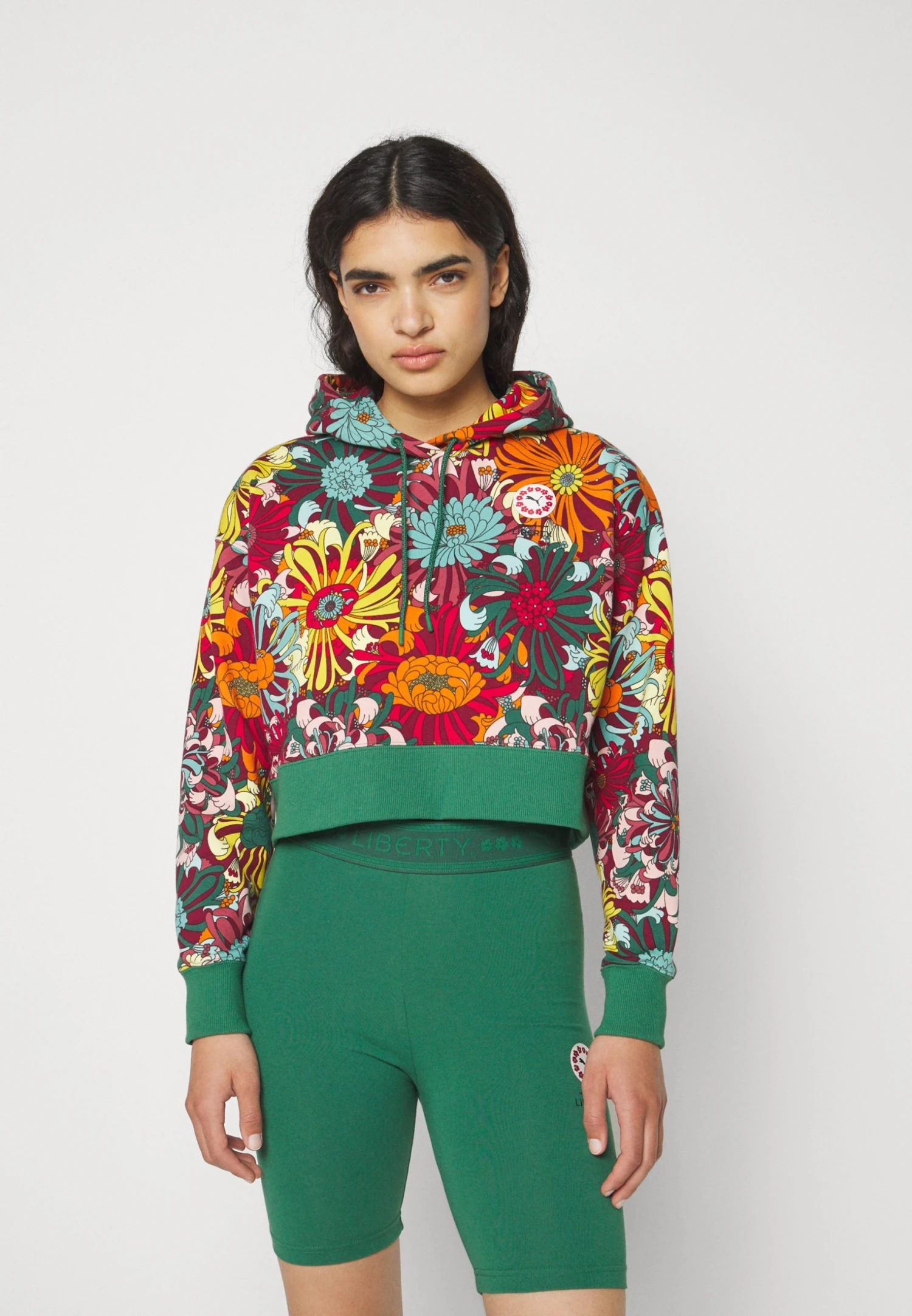 Puma Liberty Cropped Hoodie- Sweatshirt - Vine 5 Puma Liberty Cropped Hoodie- Sweatshirt - Vine - Bilde 3
