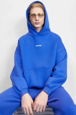 WRSTBHVR Hako Hoodie Unisex - Sweatshirt - Dazzling Blue -Gant shop 49099d8fefb6443baf8ff74274ef013d scaled