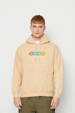 Obey Clothing Industries Hood Unisex - Hoodie - Oat Milk