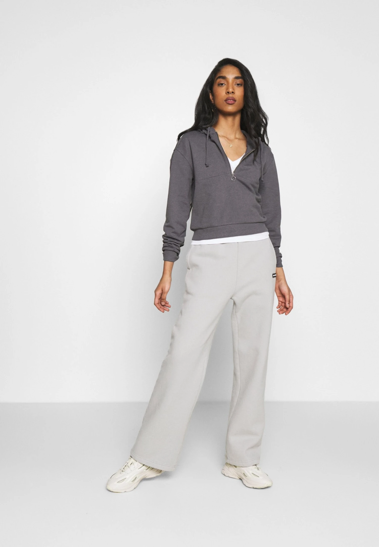 Even&Odd Hoodie - Mottled Grey 4 Even&Odd Hoodie - Mottled Grey - Bilde 2