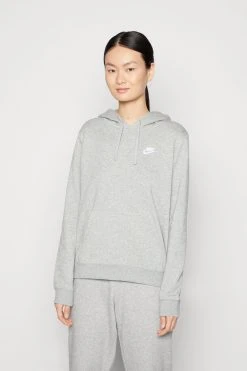 Nike Sportswear W Club Flc Std Po - Hoodie - Grey Heather