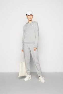 Alternative view of Nike Sportswear W Club Flc Std Po - Hoodie - Grey Heather