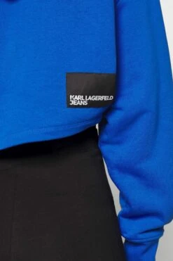 Karl Lagerfeld Jeans Cropped Hoodie - Sweatshirt - Blue 15 Karl Lagerfeld Jeans Cropped Hoodie - Sweatshirt - Blue -Gant shop 4ee75e163d354f159fbd82992eef09af scaled