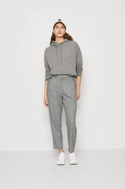 Alternative view of Even&Odd Hoodie - Mottled Grey