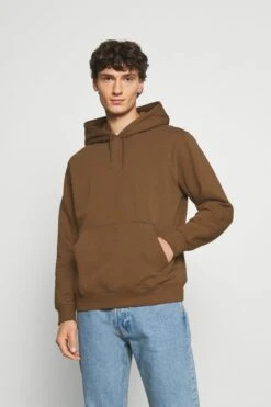 WEEKDAY Standard Hoodie - Sweatshirt - Brown