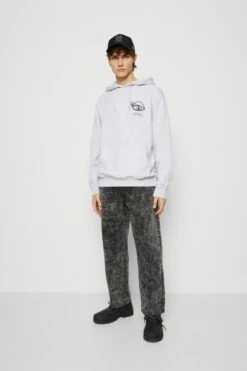 Alternative view of Makia Face Hooded Unisex - Hoodie - Light Grey