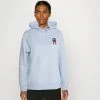 Tommy Hilfiger Monogram Hoodie - Hoodie - Breezy Blue -Gant shop 510ec0b3cfd64f29ac2a518fe62eb51a