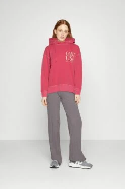 Alternative view of Gant Sunfaded Usa Hoodie - Sweatshirt - Magenta Pink