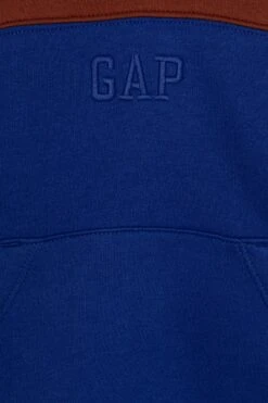 GAP Toddler Boy July Logo Hood - Hoodie - Blue Colorblock -Gant shop 52159176f1934836a7f4823865e3cfba scaled