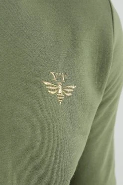 Pier One Hoodie - Khaki -Gant shop 528345b6083a4e839f821332e4d7f573