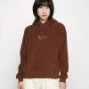 Karl Kani Small Signature Hoodie- Sweatshirt - Brown -Gant shop 52f8f11b3e0a4f4e94e6195f0eb85019