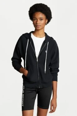 Polo Ralph Lauren Full Zip Hoodie - Sweatjakke - Black