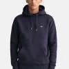 Gant Plus Reg Shield - Hoodie - Evening Blue -Gant shop 54c2b0f58c9a44538935996e14997ca5