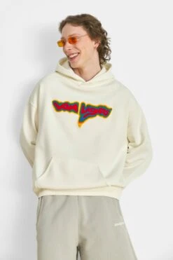 Low Lights Studios Thermal Hoodie Unisex - Sweatshirt - Ecru