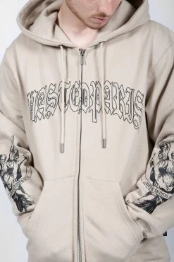 WASTED PARIS Hoodie Zip Halo Unisex - Sweatjakke - Sand -Gant shop 575d254f4692475984385740f835e08a scaled