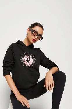 Converse Radiating Love Classic Fit Hoodie - Sweatshirt - Black -Gant shop 588f2bf118cd4e52b27c55f0658b5aeb scaled