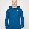 NEBBIA Pull-Over Hoodie With A Pouch Pocket - Sweatjakke - Blue -Gant shop 5957a1845a9642c5a6b1dccf236cfd5f