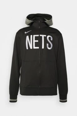 Nike Performance Nba Brooklyn Nets City Edition Showtime Hooded Fullzip - Hoodie - Black Dark Steel Grey Black White -Gant shop 596049e9464245b783b245dd6e7b5dcd scaled