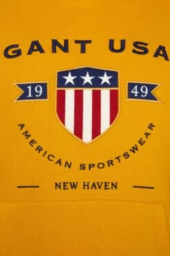Gant Banner Shield Hoodie - Sweatshirt - Gold Yellow -Gant shop 59b8111c10c041faa3e59ffe66c2fa4d scaled