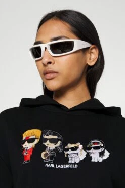 KARL LAGERFELD Superstars Hoodie - Sweatshirt - Black -Gant shop 5aa892d3d3554eeeafdccd1baeb4244c scaled