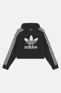 Adidas Originals Cropped Hoodie - Hoodie - Black/White