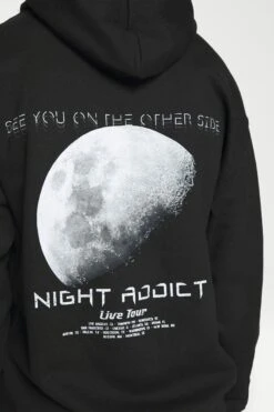 NIGHT ADDICT Hoodie - Black -Gant shop 5fc7d142c33648b581dedd6e991cc288 scaled