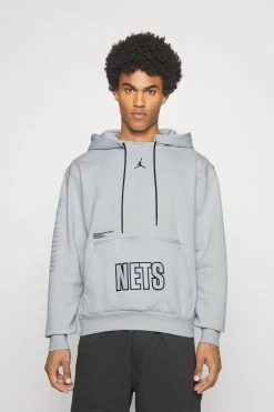 Nike Performance Brooklyn Nets Courtside Statement - Hoodie - Pure Platinum