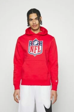 Fanatics Nfl Pull Over Hoodie - Klubbklær - Athletic Red