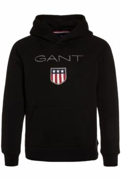 Gant Shield Hoodie - Hoodie - Black