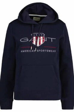 Gant Rel Archive Shield - Hoodie - Evening Blue