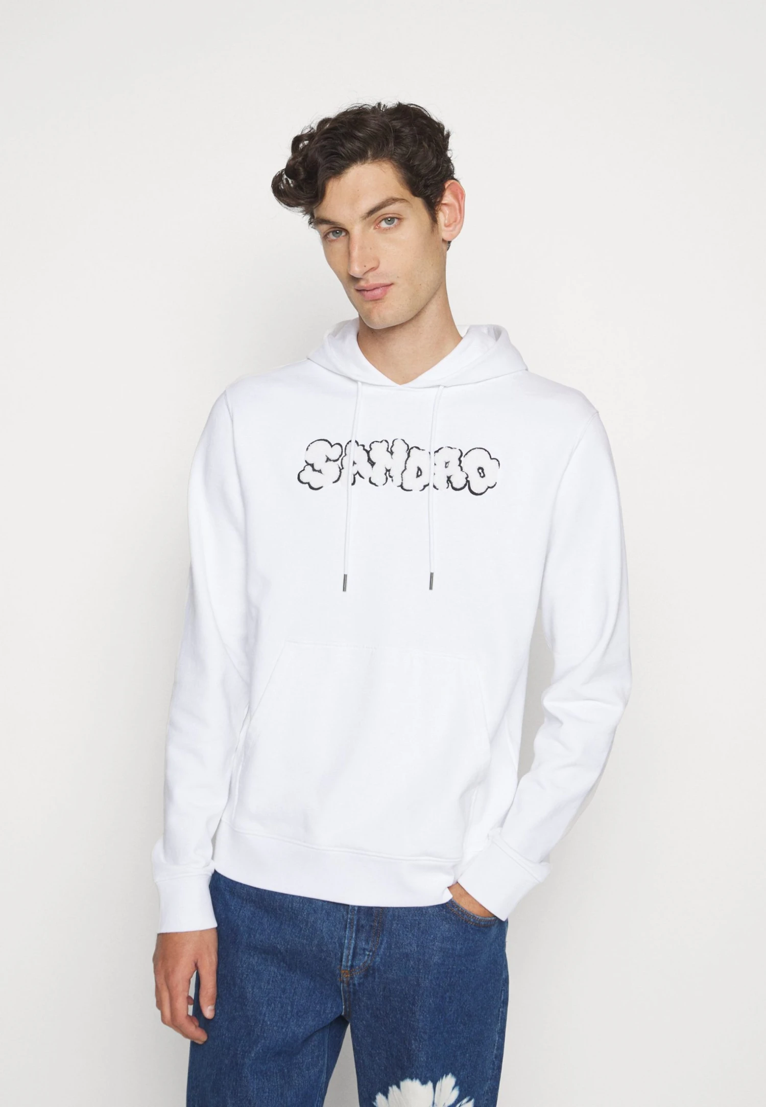 Sandro Cloud Hoodie - Sweatshirt - Blanc 5 Sandro Cloud Hoodie - Sweatshirt - Blanc - Bilde 3