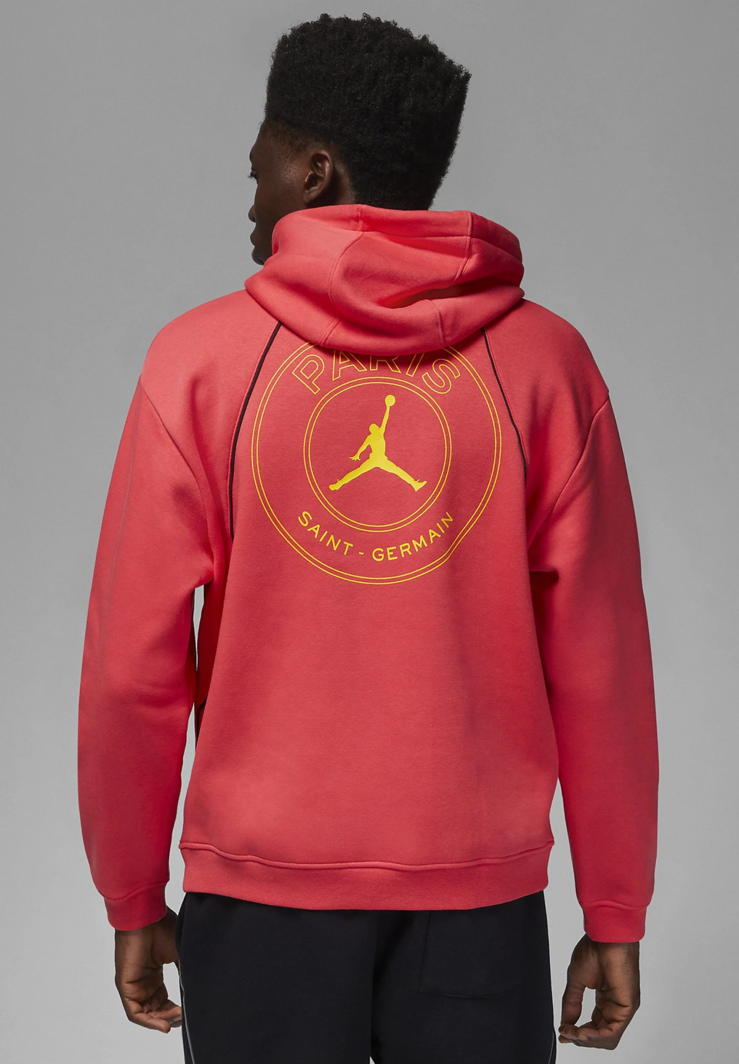 Nike Performance Jordan X Paris St Germain Po - Hoodie - Light Fusion Red Tour Yellow 5 Nike Performance Jordan X Paris St Germain Po - Hoodie - Light Fusion Red Tour Yellow - Bilde 3