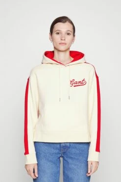 Gant Color Block Hoodie - Sweatshirt - Buttercream