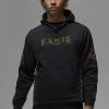 Nike Performance Jordan X Paris St Germain- Hoodie - Black Tour Yellow