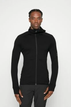 Icebreaker Men Zoneknit™ Zip Hoodie - Sweatjakke - Black