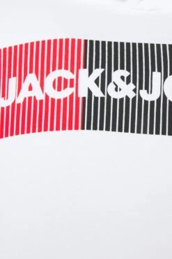 Jack & Jones Ecorp Logo Noos - Hoodie - White -Gant shop 6466fcc59aba45e88474ebdce8892f17 scaled