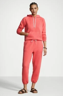 Alternative view of Polo Ralph Lauren Long Sleeve - Hoodie - Amalfi Red