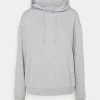 Even&Odd Hoodie - Mottled Light Grey -Gant shop 66a444f726b6478c90e918f3f1bc1546