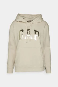 GAP Petite V-Gap Heritage Po Hd - Hoodie - Oyster Shine