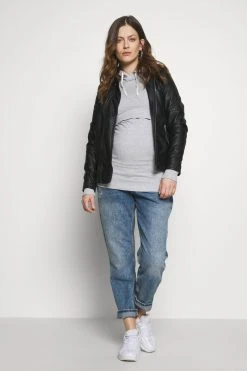 Alternative view of Anna Field MAMA 2 Pack Nursing Hoodie - Hoodie - Light Grey/Dark Blue