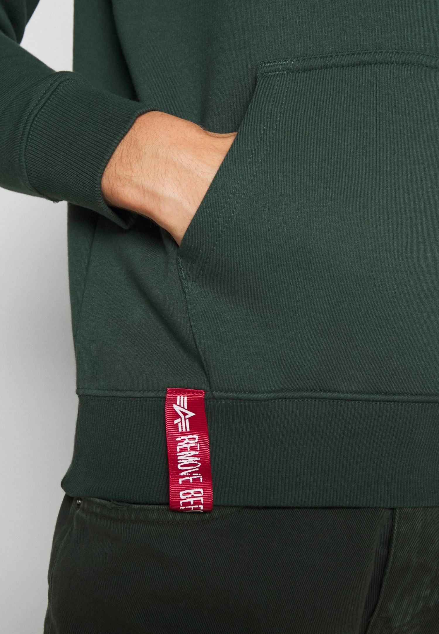 Alpha Industries Hoody - Hoodie - Navy Green 8 Alpha Industries Hoody - Hoodie - Navy Green - Bilde 6