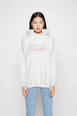 BDG Urban Outfitters Full Bloom Hoodie - Sweatshirt - Ecru