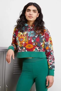 Puma Liberty Cropped Hoodie- Sweatshirt - Vine