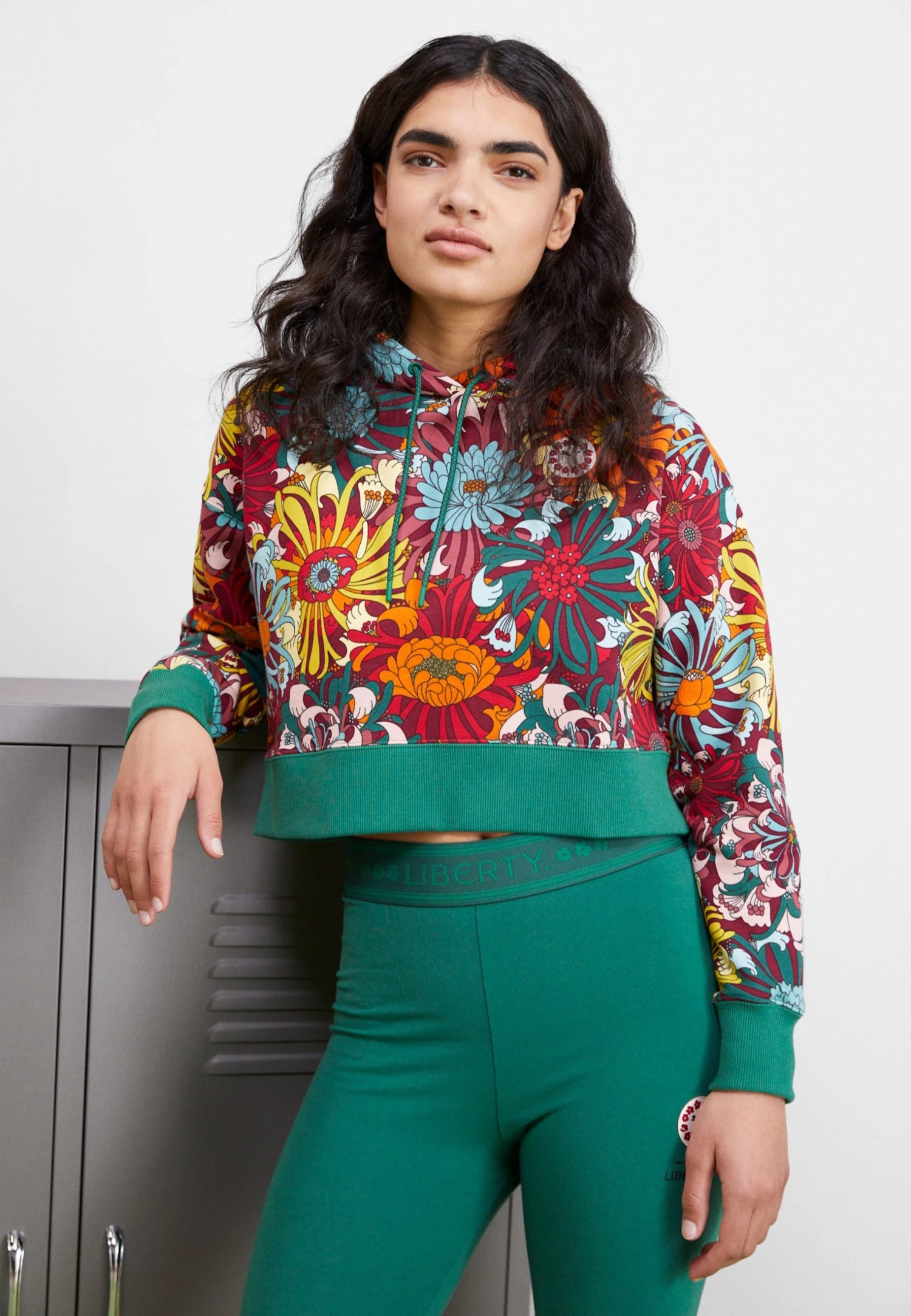 Puma Liberty Cropped Hoodie- Sweatshirt - Vine 3 Puma Liberty Cropped Hoodie- Sweatshirt - Vine