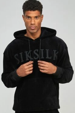 SikSilk Applique - Hoodie - Black 11 SikSilk Applique - Hoodie - Black -Gant shop 6e0fd45f434d4c9c94513b078d6ef1aa scaled