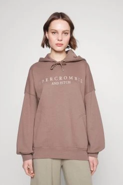 Abercrombie & Fitch Long Sunday - Hoodie - Grey Brown
