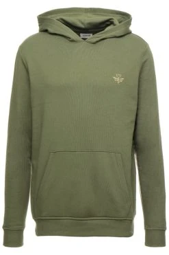 Pier One Hoodie - Khaki -Gant shop 6f9182cc3a8d4907adc416c6bbb053bc