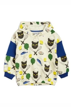 Mini Rodini Chef Cat Hoodie Unisex - Hoodie - Multi