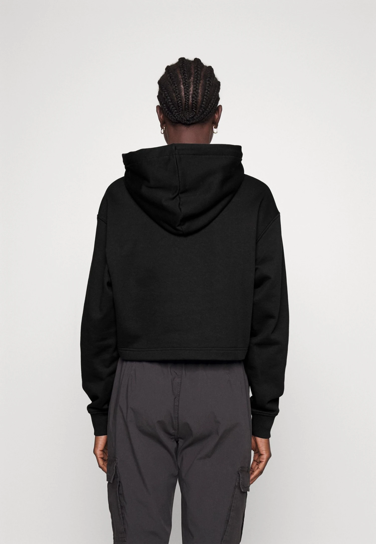 Calvin Klein Jeans Printed Box Cropped Hoodie - Hoodie - Black 5 Calvin Klein Jeans Printed Box Cropped Hoodie - Hoodie - Black - Bilde 3